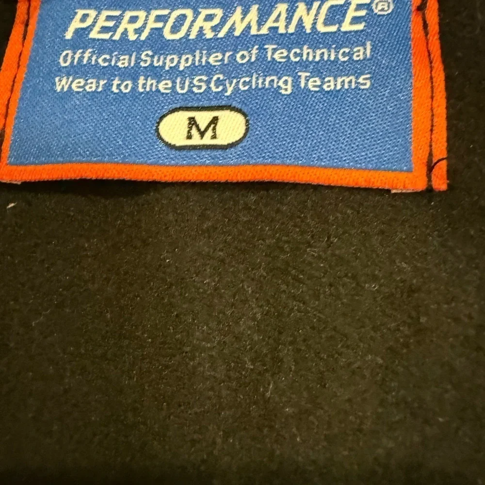 Performance Long-Sleeve Cycling Jersey – Reflective – Adult Medium – Black
